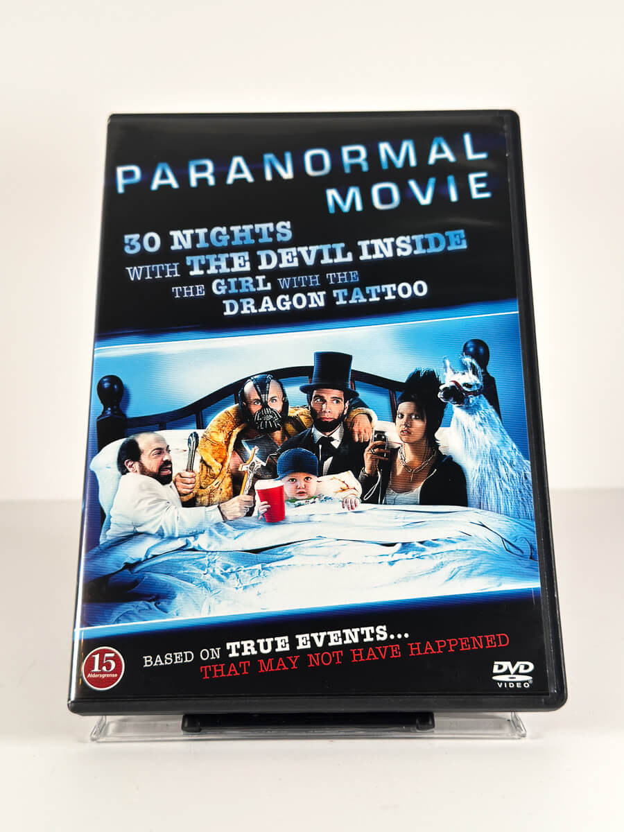 Forside av cover til Paranormal Movie på DVD