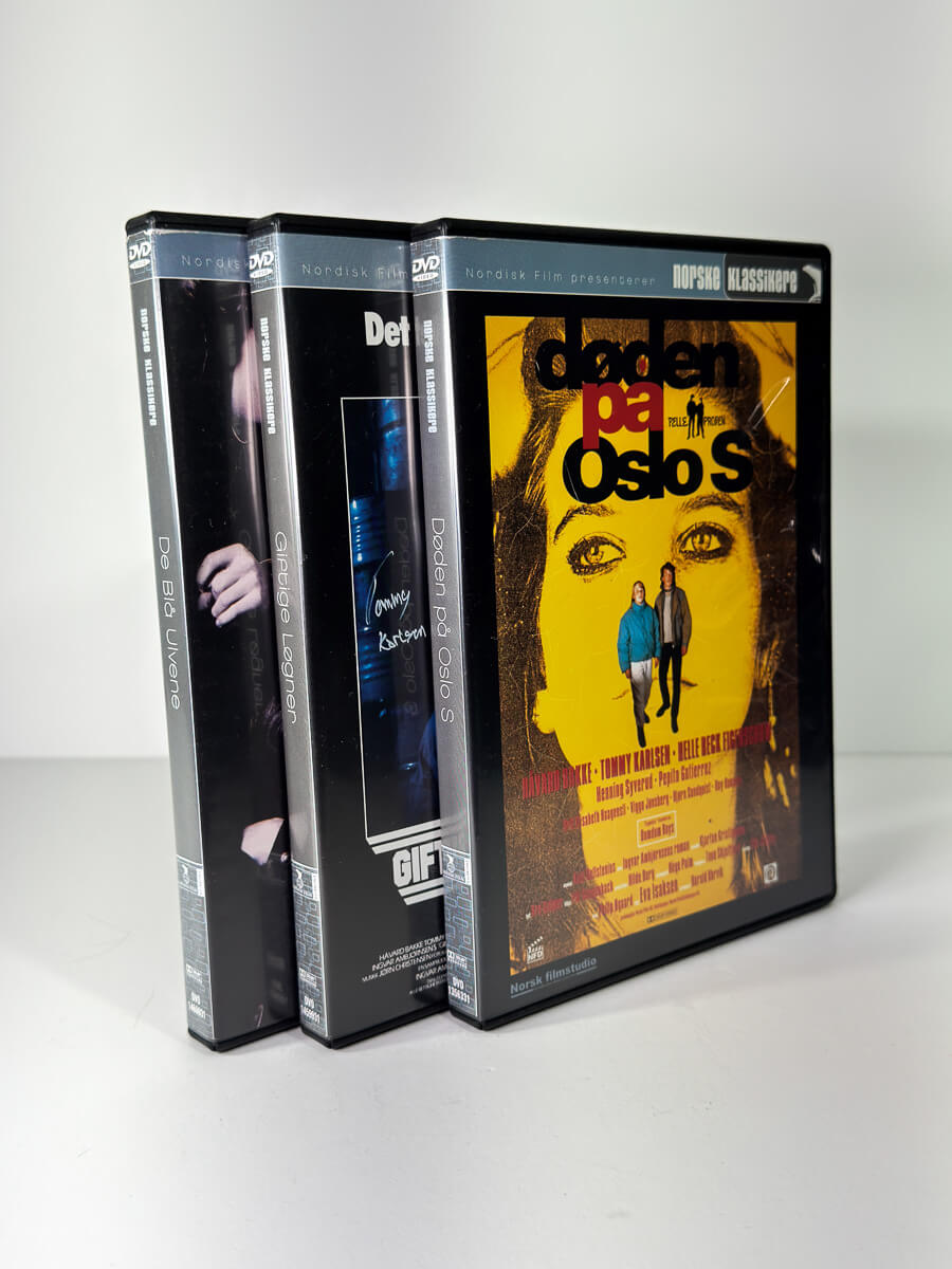 Bilde Pelle og Proffen trilogien fra Norske Klassikere serien på DVD. 