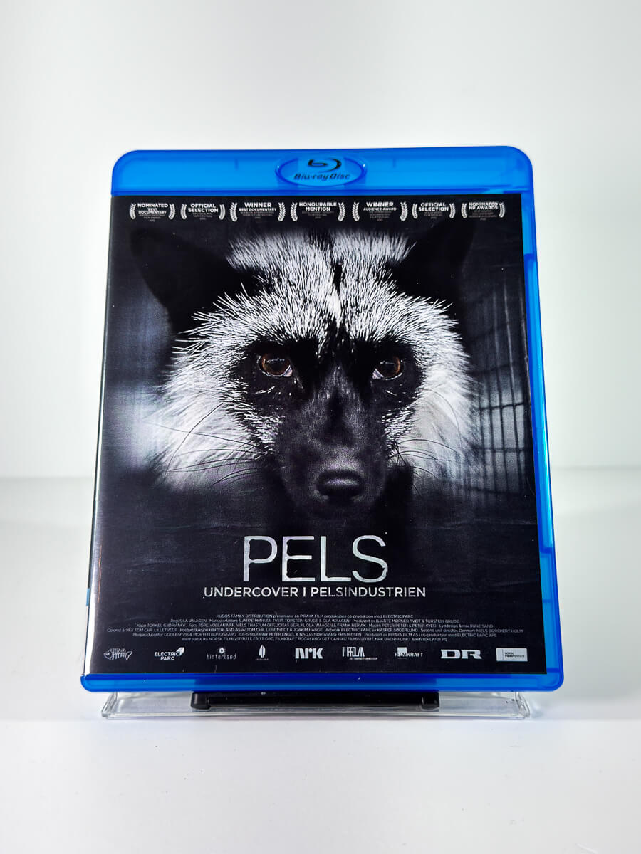 Forside av cover til Pels – Undercover i pelsindustrien på Blu-ray