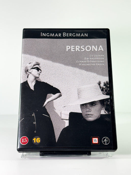 Forside av cover til persona, bruktfilm hos nettbutikken Brukbar Film