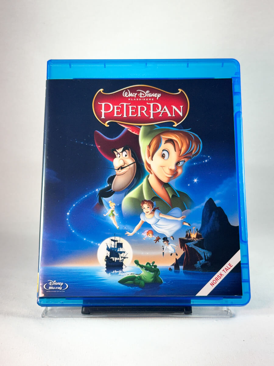 Forside av cover til Peter Pan, brukt Blu-ray hos Brukbar Film