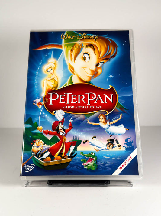 Forside av cover til Peter Pan på DVD