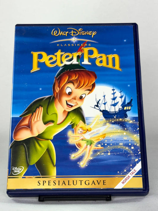DVD-forside til filmen Peter Pan
Originalt cover brukt for produktbilde i nettbutikken Brukbar Film