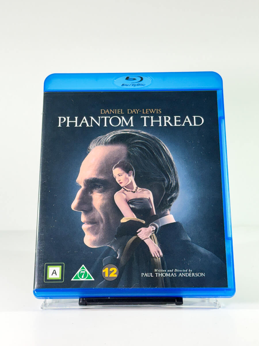 Forside av cover til Phantom Thread på Blu-ray
