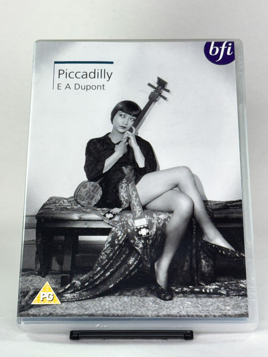 Forside av DVD-cover til Piccadilly, bruktfilm hos nettbutikken Brukbar Film