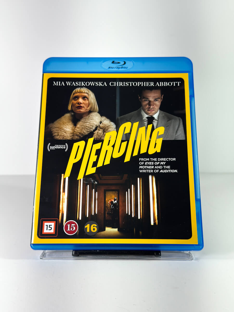 Forside av cover til Piercing på Blu-ray