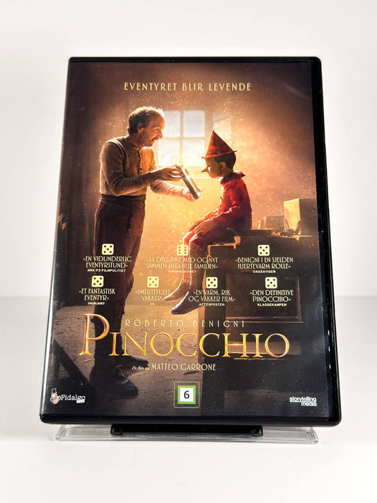 Forside av cover til Pinocchio på DVD