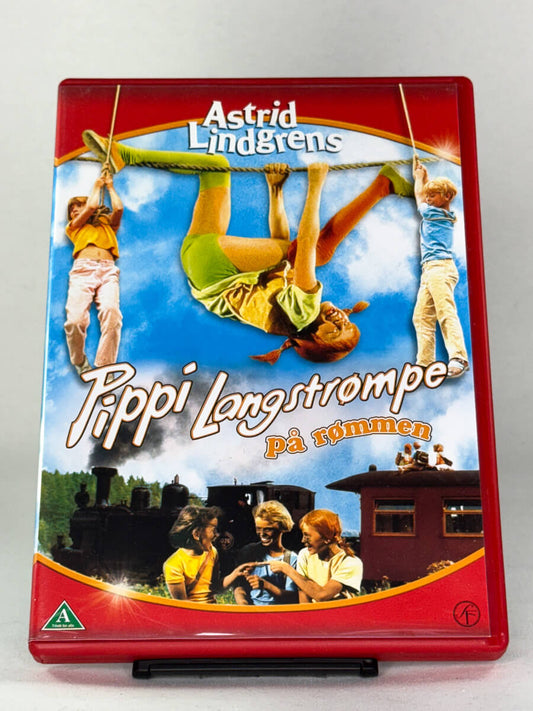 DVD-forside til filmen Pippi Langstrømpe på rømmen
Originalt cover brukt for produktbilde i nettbutikken Brukbar Film