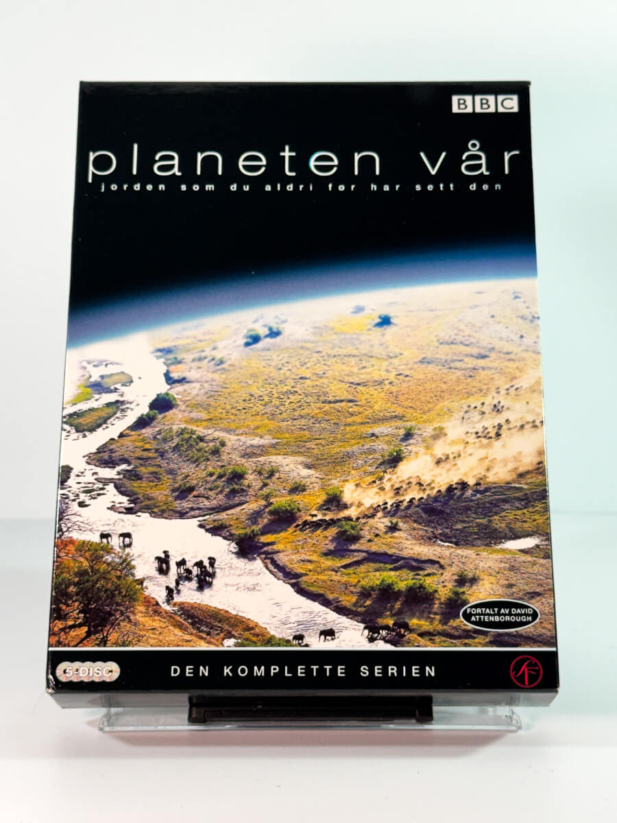 Forside av cover til planeten var den komplette serien, bruktfilm hos nettbutikken Brukbar Film