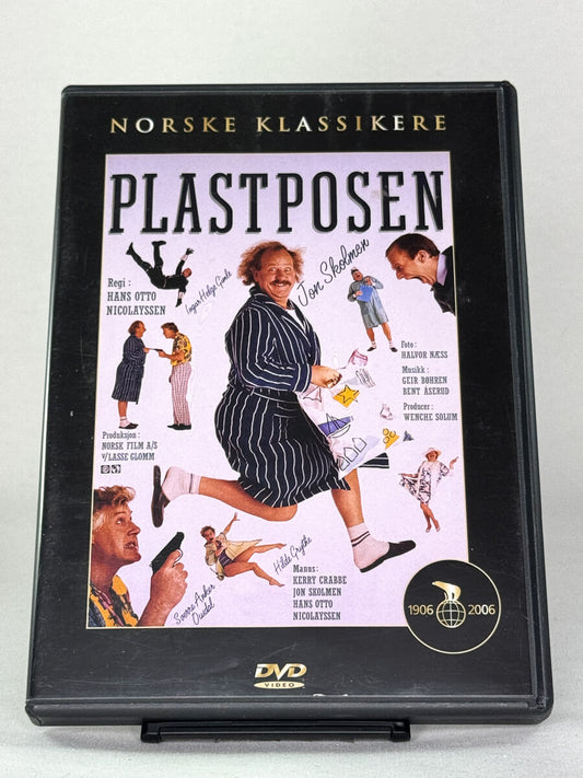 DVD-forside til filmen Plastposen
Originalt cover brukt for produktbilde i nettbutikken Brukbar Film