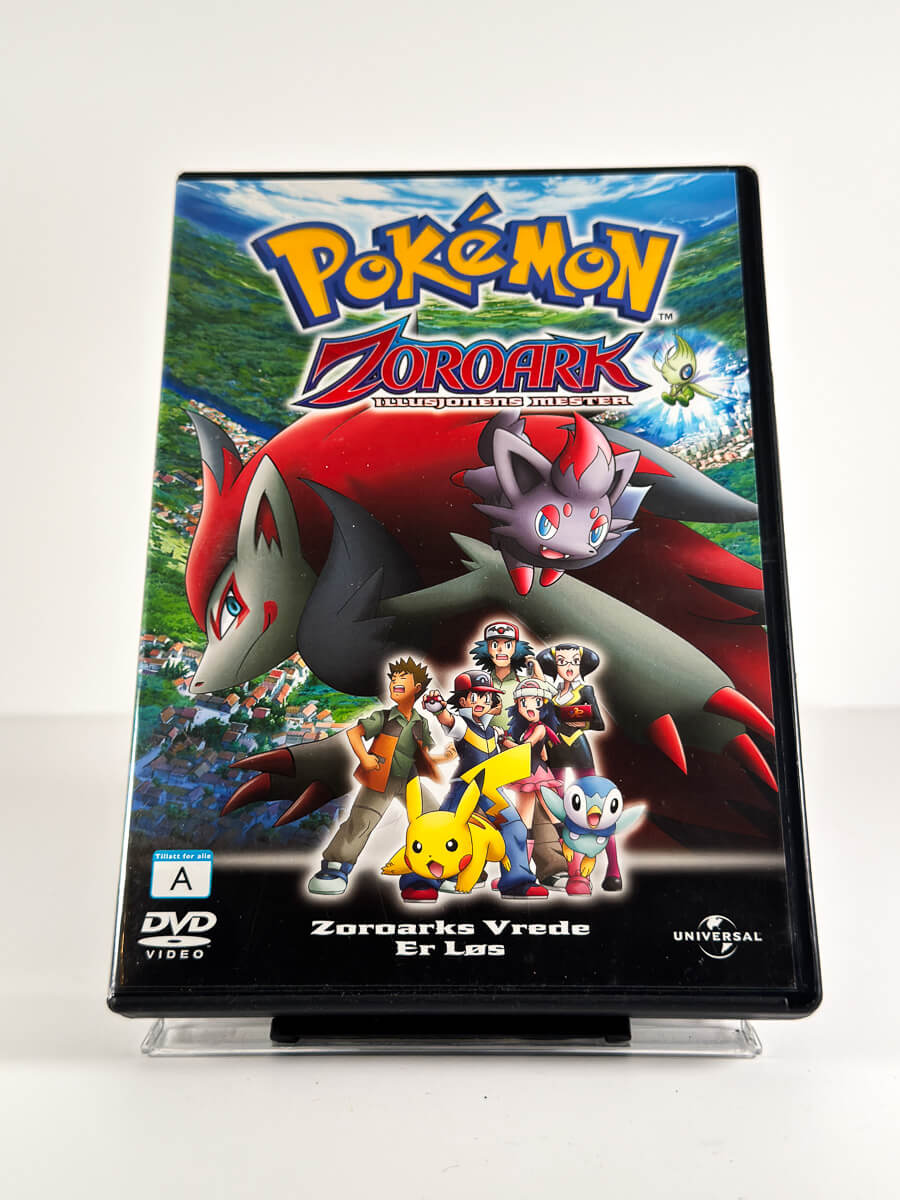 Forside av cover til Pokémon – Zoroark: Illusjonenes mester på DVD