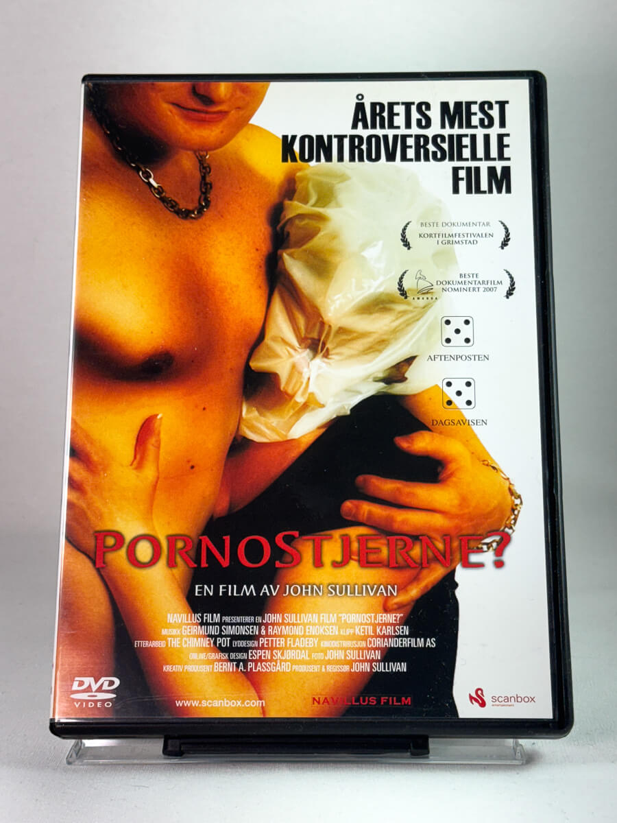Forside av DVD-cover for Pornostjerne?, bruktfilm hos nettbutikken Brukbar Film