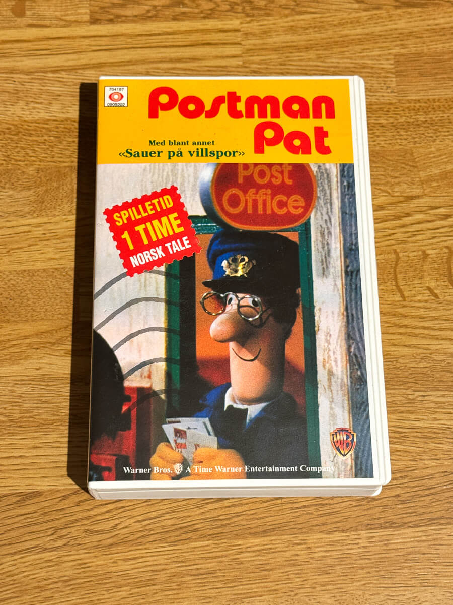 Forside av cover til Postman Pat – Sauer på villspor på VHS