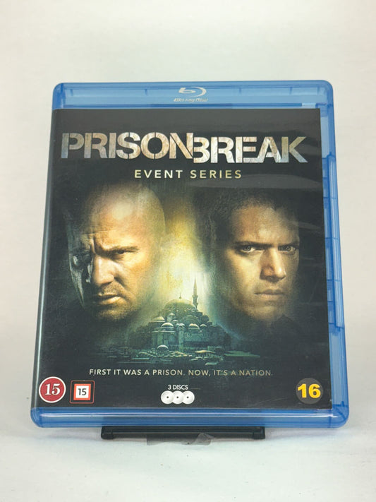 Brukt Blu-ray Prison Break – Event Series – forside av cover til original TV-serie på DVD og Blu-ray fra Brukbar Film