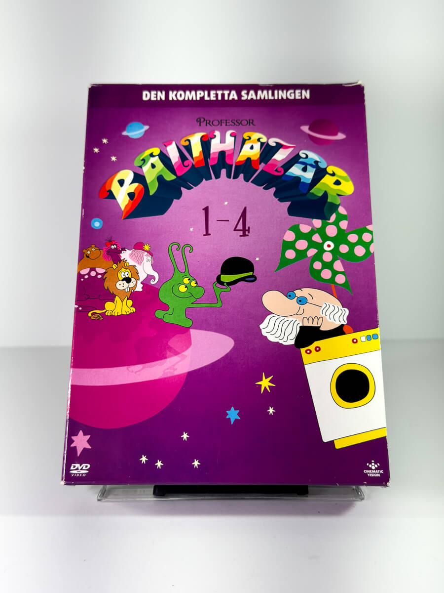 Forside av cover til Professor Balthazar: Den komplette serien på DVD