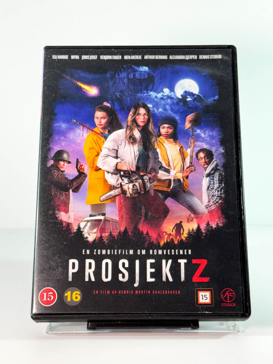 Forside av cover til prosjekt z, brukt DVD hos Brukbar Film