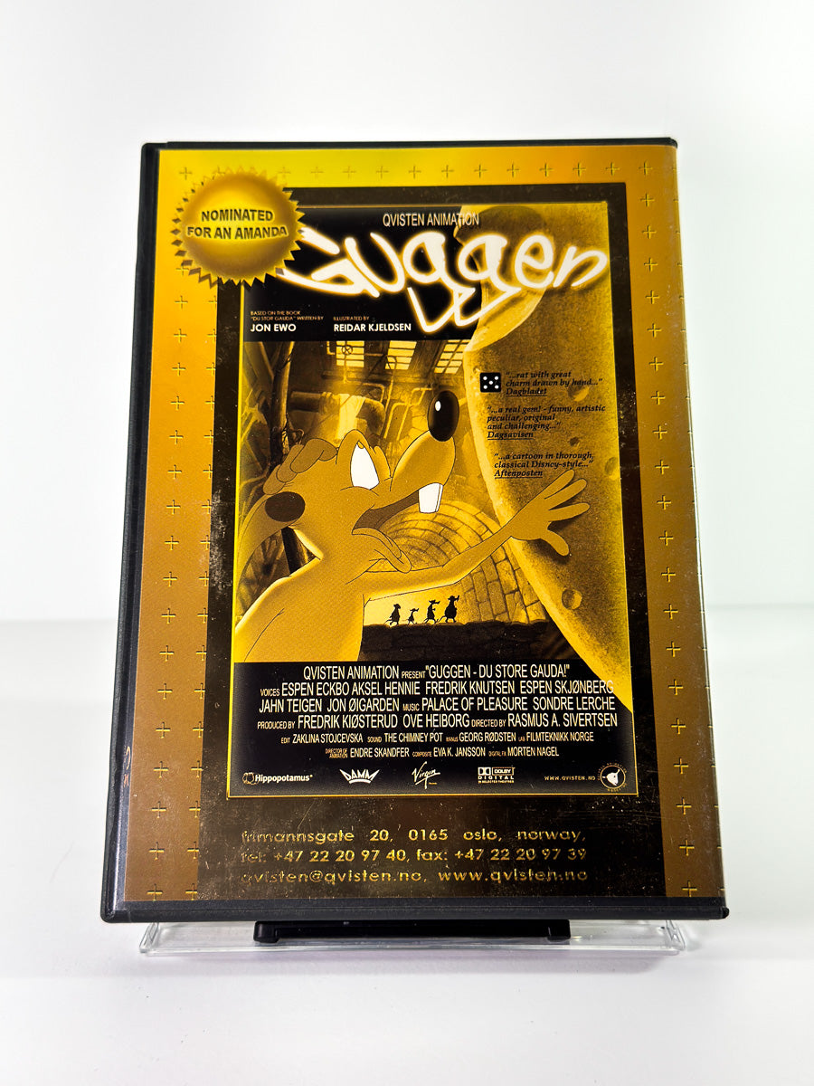 Bakside av cover til Qvisten Animation 10th Anniversary Showreel, bruktfilm på DVD hos Brukbar Film