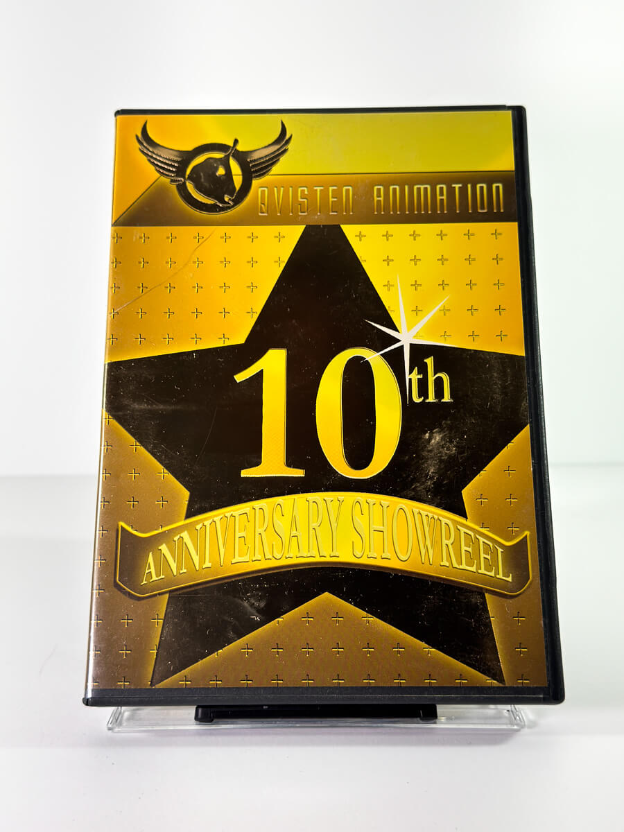 Forside av cover til Qvisten Animation 10th Anniversary Showreel, brukt DVD hos Brukbar Film