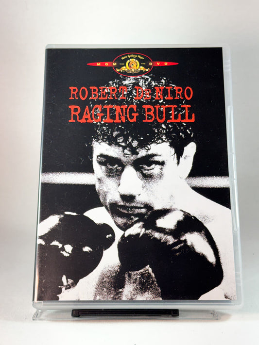 Forside av cover til Raging Bull, bruktfilm på DVD hos Brukbar Film