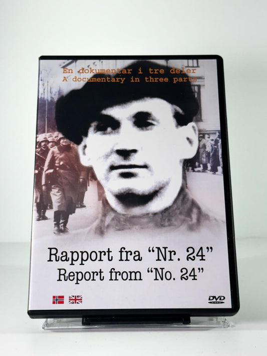 Forside av cover til Rapport fra "Nr. 24", brukt DVD hos Brukbar Film
