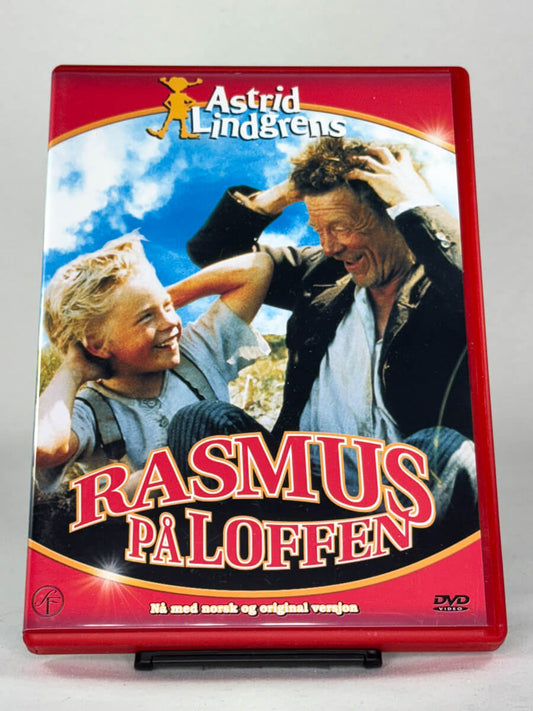 DVD-forside til filmen Rasmus på loffen
Originalt cover brukt for produktbilde i nettbutikken Brukbar Film