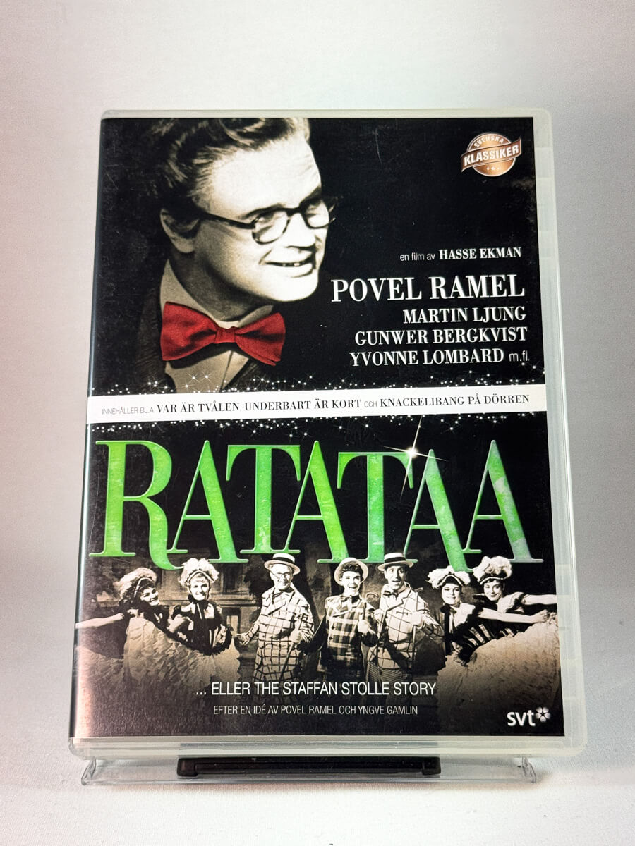 Forside av cover til Ratataa, brukt original DVD hos Brukbar Film