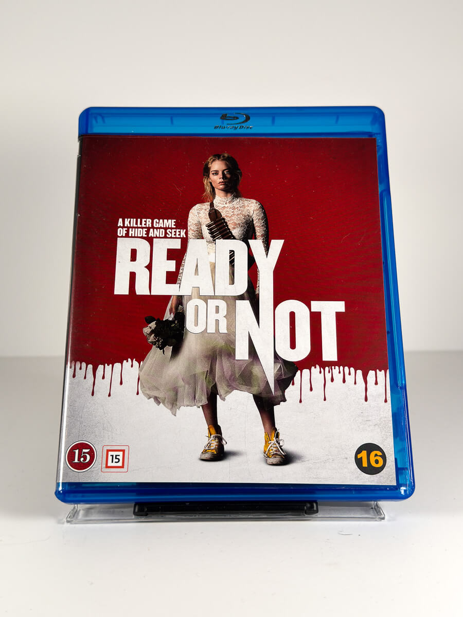 Forside av cover til Ready or Not på Blu-ray