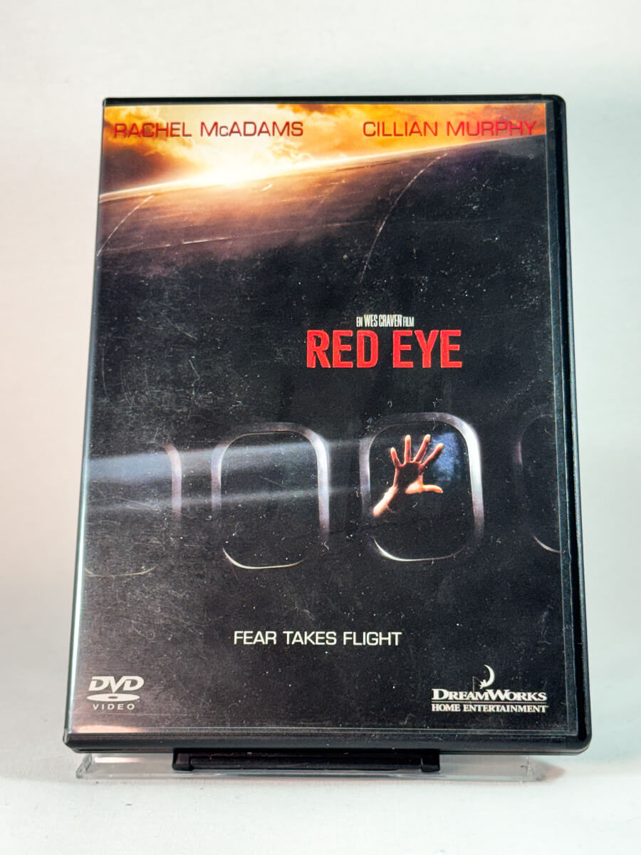 Forside av cover til Red Eye, brukt original DVD hos Brukbar Film