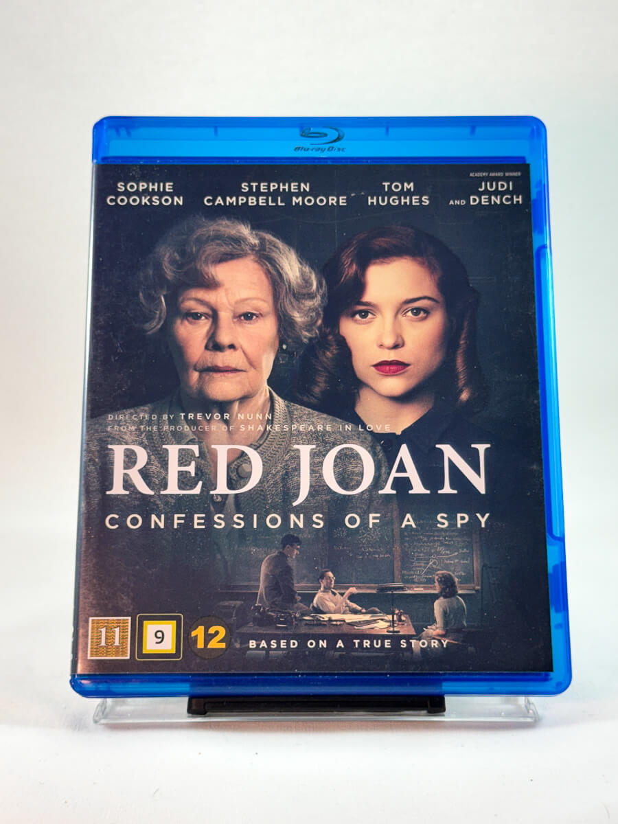 Forside av Blu-ray-cover til Red Joan, brukt Blu-ray hos Brukbar Film