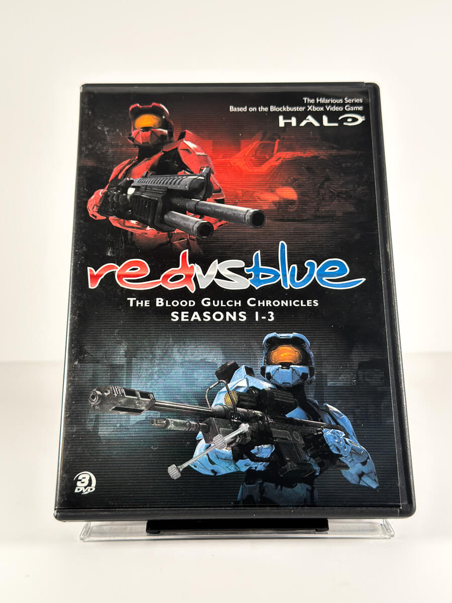 Forside av cover til Red vs. Blue: The Blood Gulch Chronicles – Seasons 1–3 på DVD