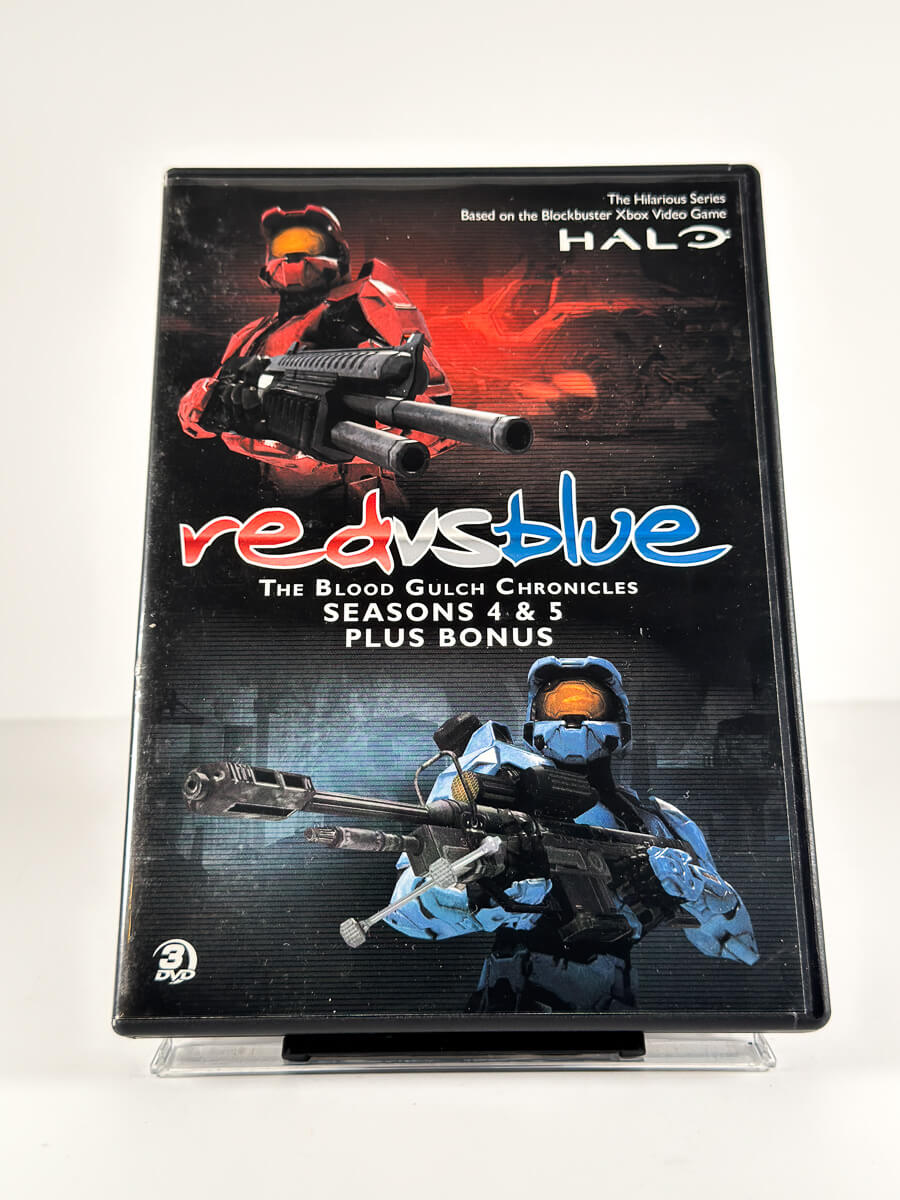 Forside av cover til Red vs. Blue: The Blood Gulch Chronicles – Seasons 4 & 5 Plus Bonus på DVD