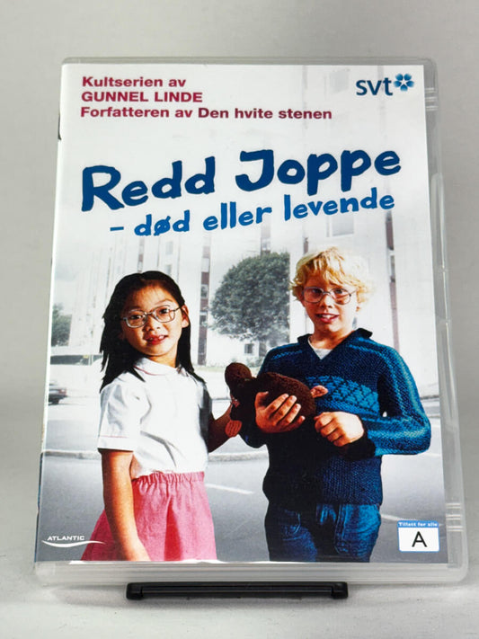 DVD-forside til filmen Redd Joppe – død eller levende
Originalt cover brukt for produktbilde i nettbutikken Brukbar Film