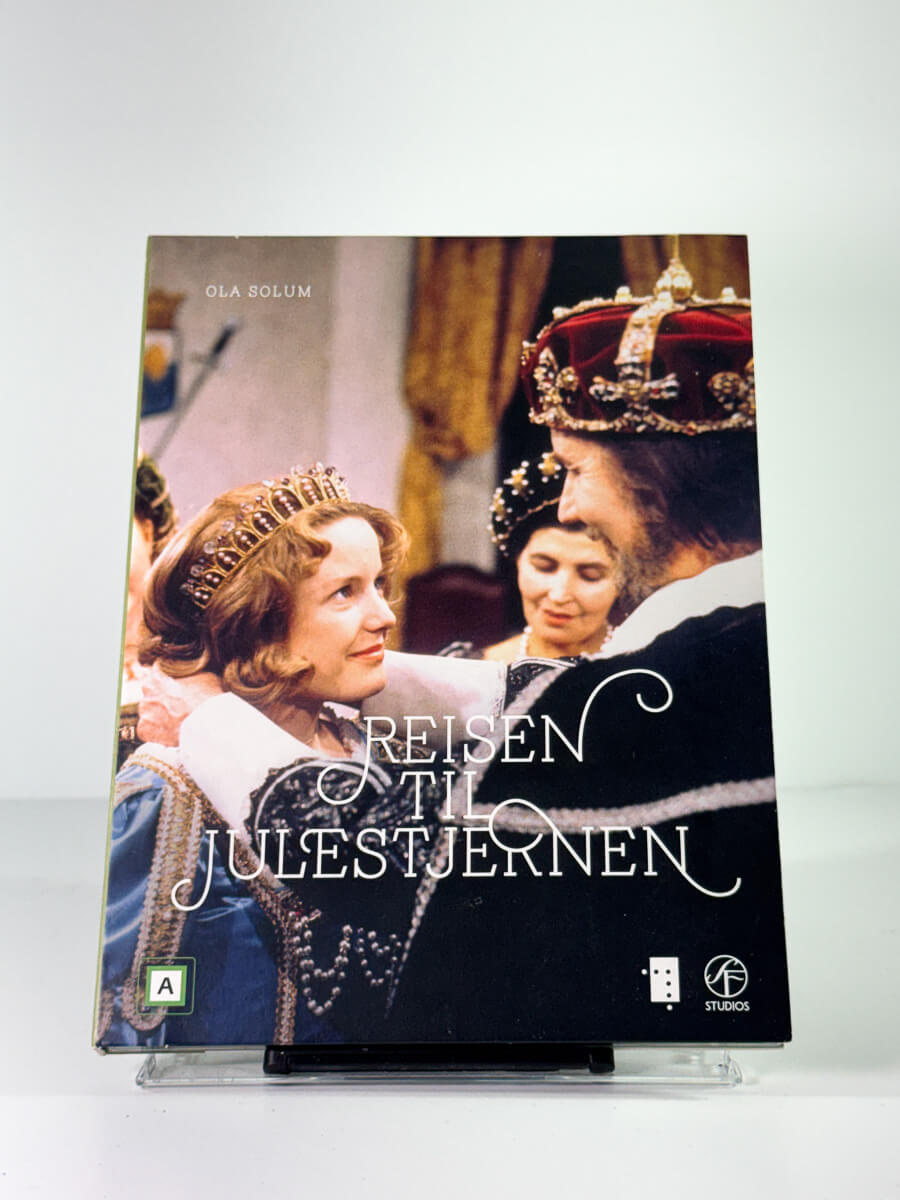 Forside av cover til reisen til julestjernen, bruktfilm hos nettbutikken Brukbar Film