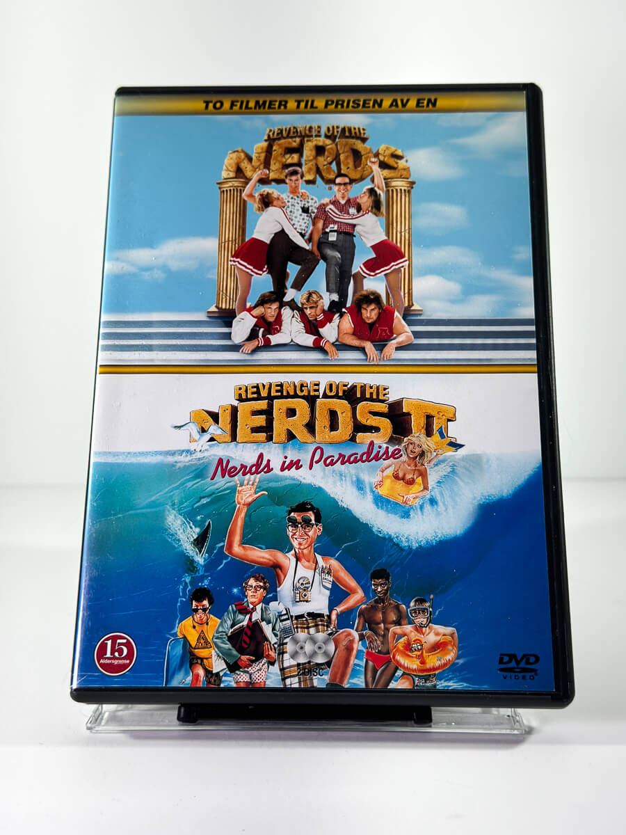 Forside av cover til Revenge of the Nerds / Revenge of the Nerds II – Nerds in Paradise på DVD