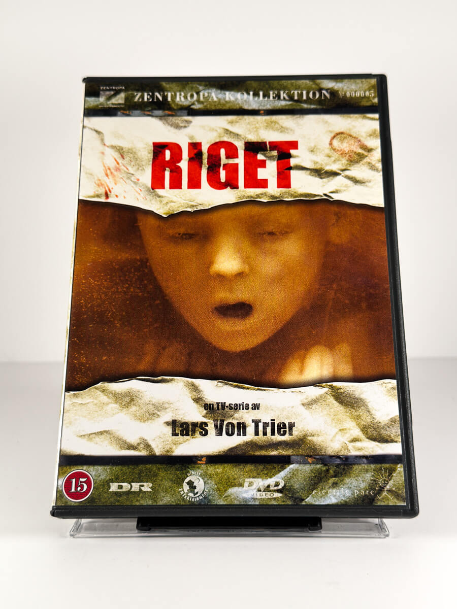 Forside av cover til Riget på DVD
