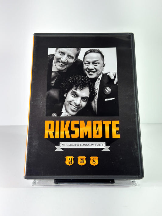 Forside av cover til Riksmøte på DVD