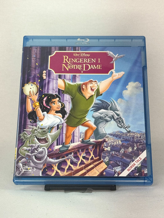 Forside av Blu-ray-cover til Ringeren i Notre Dame – dramatisk Disney klassiker inspirert av Victor Hugo, brukt Blu-ray hos Brukbar Film