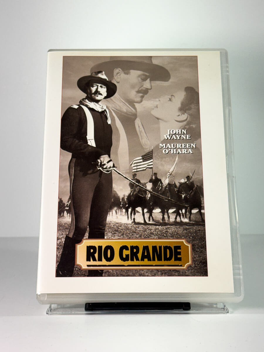 Forside av cover til Rio Grande, bruktfilm hos nettbutikken Brukbar Film
