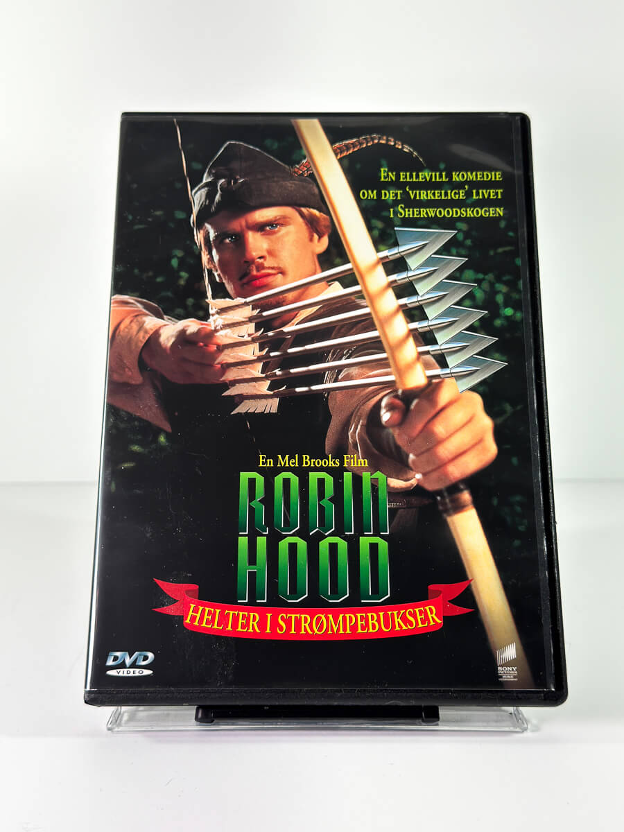 Forside av cover til Robin Hood – Helter i Strømpebukser på DVD