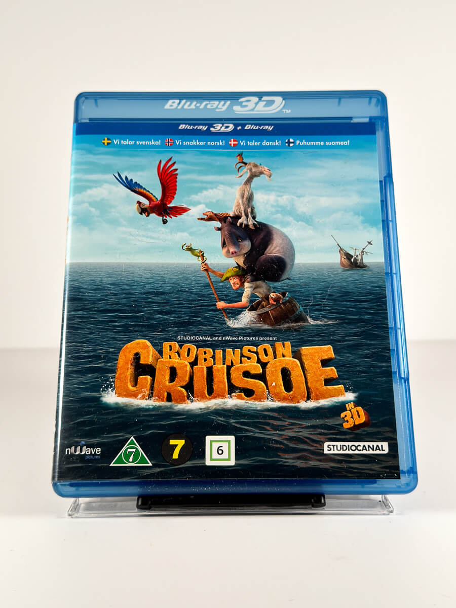 Forside av cover til Robinson Crusoe på Blu-ray