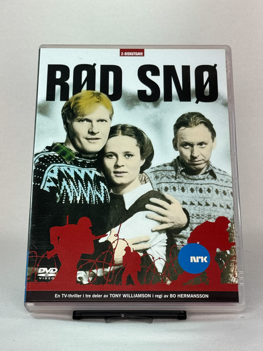 DVD-cover-forside til serien Rød snø – Brukt DVD fra nettbutikken Brukbar Film