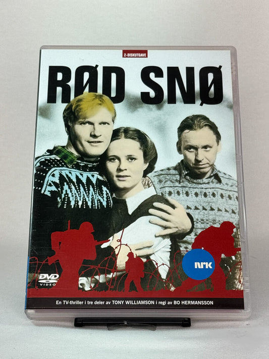 DVD-cover-forside til serien Rød snø – Brukt DVD fra nettbutikken Brukbar Film