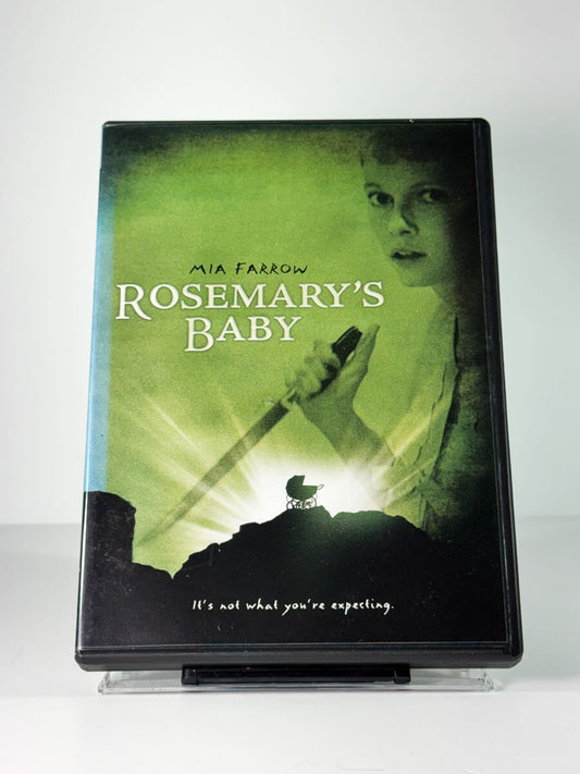 Forside av cover til Rosemary’s Baby, brukt DVD hos Brukbar Film