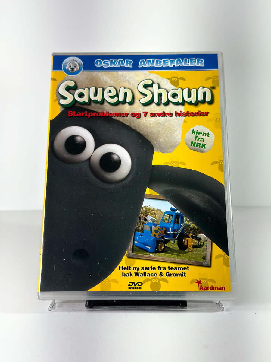 Forside av cover til Sauen Shaun: Startproblemer og 7 andre historier på DVD