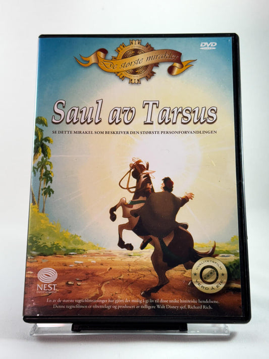 Forside av DVD-cover til Saul av Tarsus, bruktfilm hos nettbutikken Brukbar Film