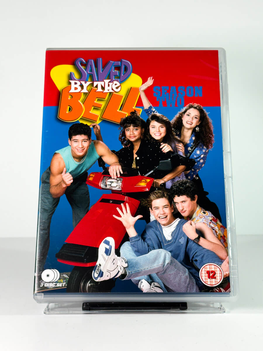 Forside av cover til Saved by the Bell – Sesong 2, bruktfilm på DVD hos Brukbar Film
