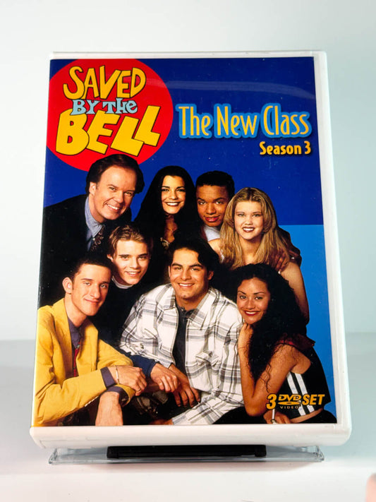 Forside av cover til Saved by the Bell – The New Class Season 3, bruktfilm hos nettbutikken Brukbar Film