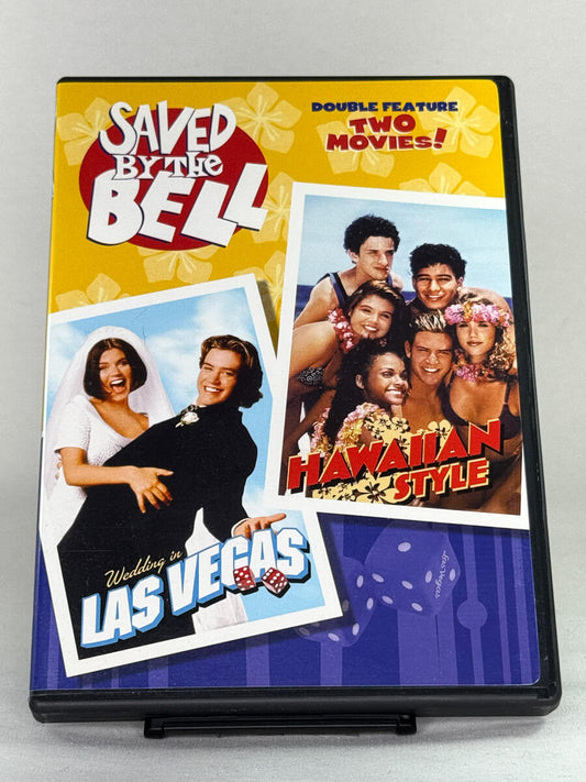 DVD-forside til filmen Saved by the Bell: Wedding in Las Vegas / Hawaiian Style
Originalt cover brukt for produktbilde i nettbutikken Brukbar Film