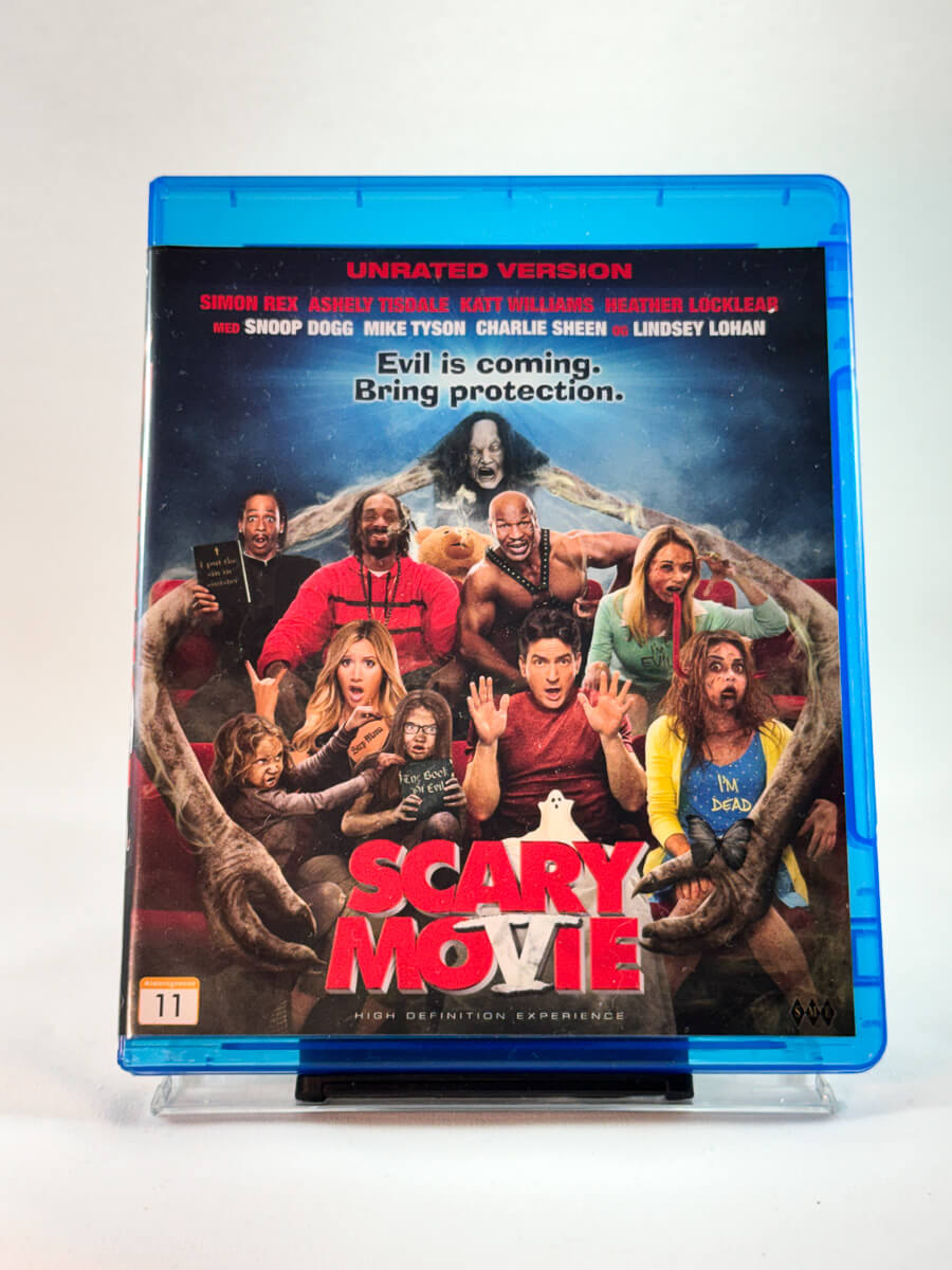 Forside av cover til Scary Movie 5, brukt Blu-ray hos Brukbar Film