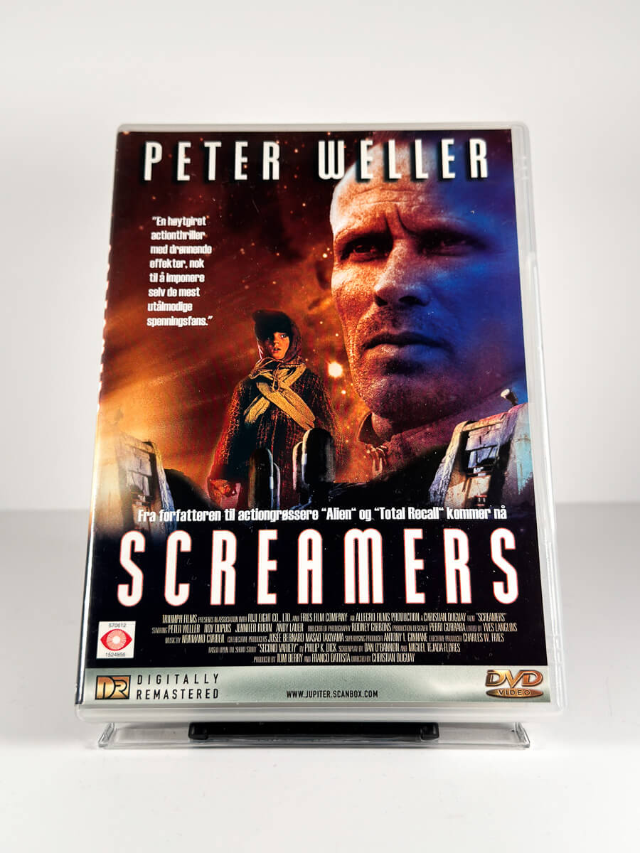 Forside av cover til Screamers på DVD